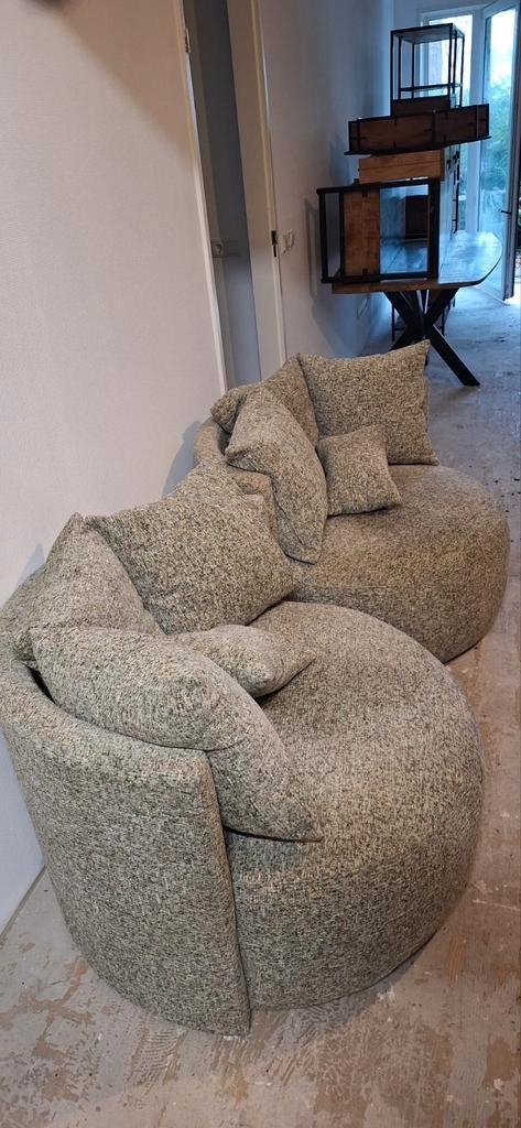 Stijlvolle Nova Fauteuil 2 stuks, Huis en Inrichting, Fauteuils, Gebruikt, Stof, 75 tot 100 cm, 75 tot 100 cm, Ophalen