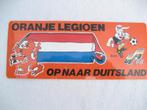 EK sticker Duitsland 1988 Nederland kampioen, Ophalen of Verzenden, Nieuw, Overige binnenlandse clubs, Poster, Plaatje of Sticker