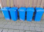Blauwe afvalcontainers - gebruikt, Ophalen, Gebruikt, Kunststof, Overige typen