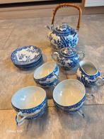 Blauw wit theeservies, Ophalen of Verzenden