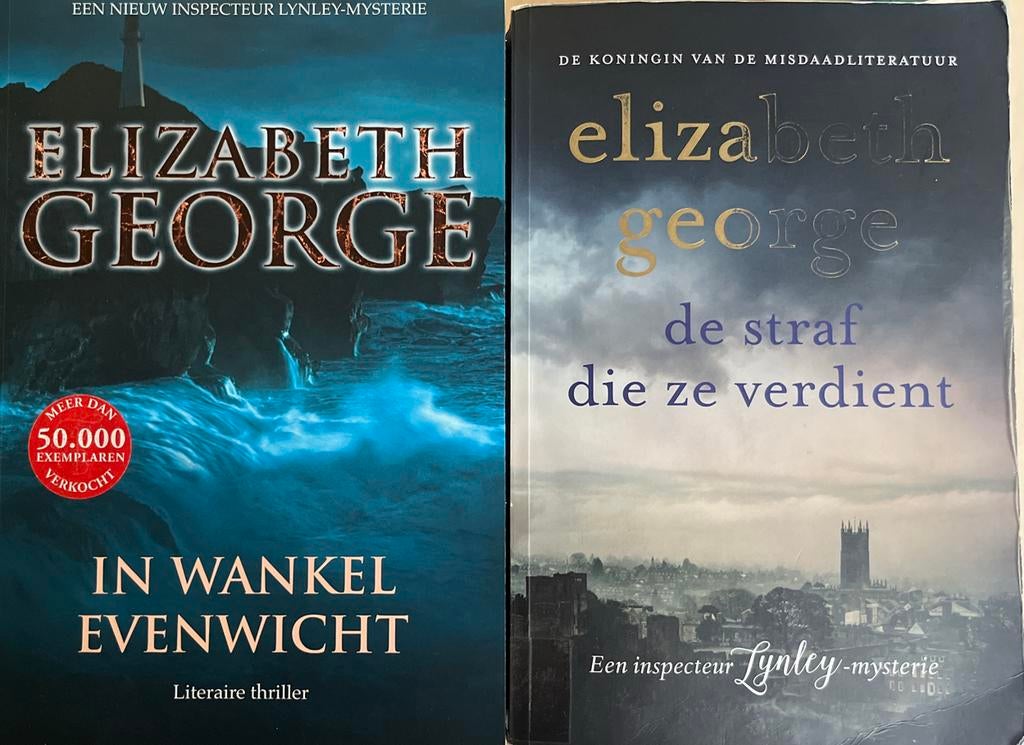 Elizabeth George boeken - Lynley Mysteries, Ophalen of Verzenden, Gelezen, Nederland