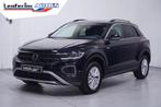 Volkswagen T-Roc 1.0 TSI Life Apple Carplay Clima PDC v+a Le, Stof, Gebruikt, LED verlichting, Zwart