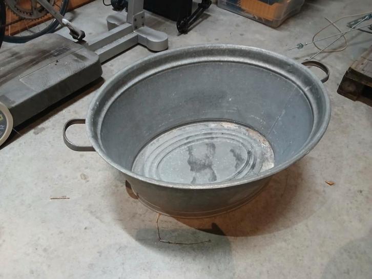 Oude Zinken Teil / Wastobbe, Antiek en Kunst, Curiosa en Brocante, Ophalen