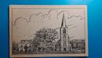 Vilsteren RK kerk met pastorie 1946, Verzamelen, Ansichtkaarten | Nederland, Ophalen of Verzenden, 1940 tot 1960, Gelopen, Overijssel