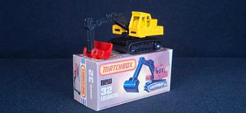 Matchbox Excavator Nr32 - Vintage Speelgoed. BIEDEN  beschikbaar voor biedingen
