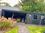 Zwarte blokhut 7x3 meter, Tuin en Terras, Tuinhuizen, Ophalen, 200 tot 400 cm, Blokhut, Zo goed als nieuw