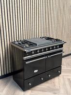 Luxe Lacanche Zwart 100cm Gas Dubbele Oven + Coup de Feu, Witgoed en Apparatuur, Fornuizen, Hete lucht, 60 cm of meer, Ophalen of Verzenden