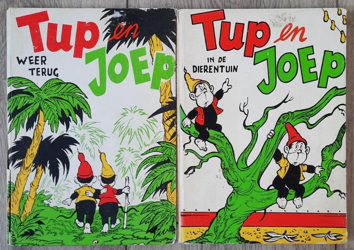 Tup en Joep 2 delen. Oude schoolboekjes 1976-1981., Antiek en Kunst, Antiek | Boeken en Bijbels, Ophalen of Verzenden