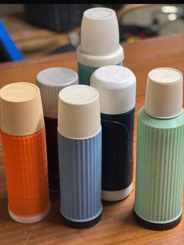 Vintage Thermosflessen Set, Antiek en Kunst, Curiosa en Brocante, Ophalen