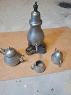 Oude Tinnen Theeset - Compleet, Antiek en Kunst, Antiek | Tin, Ophalen