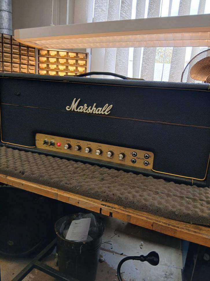 Marshall JMP Super Lead 100W 1973, Muziek en Instrumenten, Versterkers | Bas en Gitaar, Gebruikt, Gitaar, 100 watt of meer, Ophalen of Verzenden