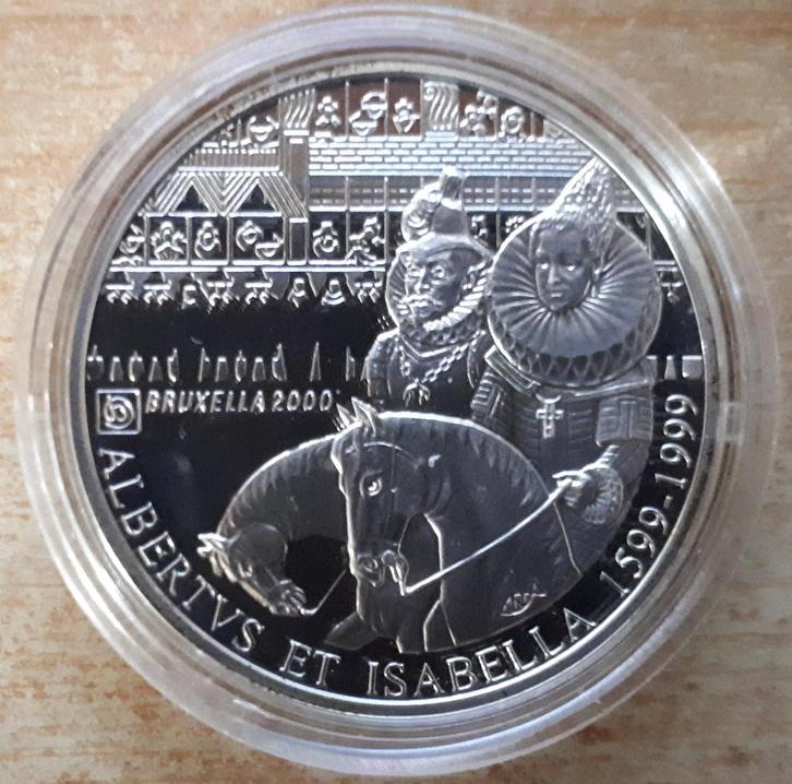 België, 500 Francs 1999 - zilver Proof, Postzegels en Munten, Munten | België, Losse munt, Zilver, Zilver, Ophalen of Verzenden