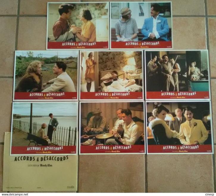 SWEET   AND   LOWDOWN      lobbycard set., Verzamelen, Posters, Zo goed als nieuw, Film en Tv, A1 t/m A3, Verzenden