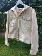 Jasje beige dunne stof maat 40 merk amici (versturen niet), Ophalen, Zo goed als nieuw, Maat 38/40 (M), Beige