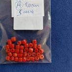 Bloedkoraal kralen - 3 armbanden, Overige materialen, Gebruikt, Verzenden, Met bedels of kralen