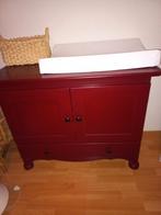 Rode Commode met Verschoonblad, Ophalen, Gebruikt, 50 tot 70 cm, 75 tot 100 cm