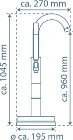 Vrijstaande badkraan van €330 nu afhaal €150 nieuw in doos!, Ophalen, Nieuw, Rvs, Kraan