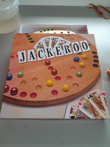 Originele houten Jackeroo keezenspel spel bordspel beschikbaar voor biedingen