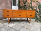 Vintage teakhouten dressoir met 6 laden, Ophalen, O, O, O