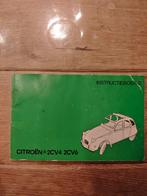 Citroën 2CV4 & 2CV6 Instructieboekje, Auto diversen, Handleidingen en Instructieboekjes, Ophalen of Verzenden