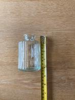 Glazen Vaas met Ribbelstructuur 10 cm, Huis en Inrichting, Overige kleuren, Ophalen of Verzenden, Minder dan 50 cm, Glas