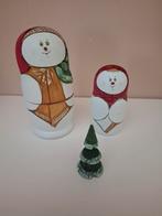 Happy Snowman 3 Piece set | Matryoshka / Nevalashka Doll, Ophalen