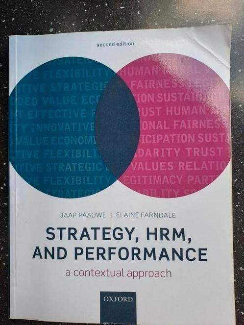 Strategy HRM and Performance ( A Contextual Approach ), Boeken, Studieboeken en Cursussen, Gelezen, HBO, Beta, Ophalen of Verzenden