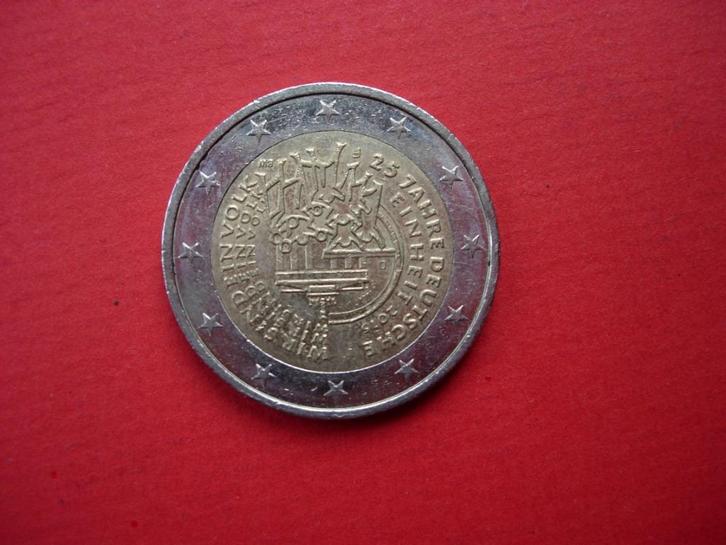 Duitsland € 2 2015 (F) "25 jaar Duitse Eenheid", Postzegels en Munten, Munten | Europa | Euromunten, Losse munt, 2 euro, Duitsland