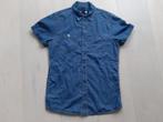 Revelation donkerblauw denim overhemd maat XS, Kleding | Heren, Overhemden, Blauw, Halswijdte 38 (S) of kleiner, Ophalen of Verzenden