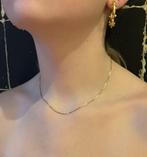 Venetiaanse schakel ketting 14k gouden dames juweel fraai, Voordeelsieraden, Ophalen of Verzenden, Zo goed als nieuw, Met edelsteen