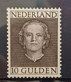 Nederland nr 537 - 10 gulden - Minuscuul plakker spoor, Na 1940, Verzenden