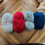Wol Pakket - 4 Kleuren met Glitter, Hobby en Vrije tijd, Ophalen of Verzenden, Zo goed als nieuw, Breien of Haken, Wol of Garen