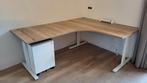 Hoekbureau, in hoogte verstelbaar, 160x200cm, Huis en Inrichting, Bureaus, Ophalen, In hoogte verstelbaar, Gebruikt, Bureau