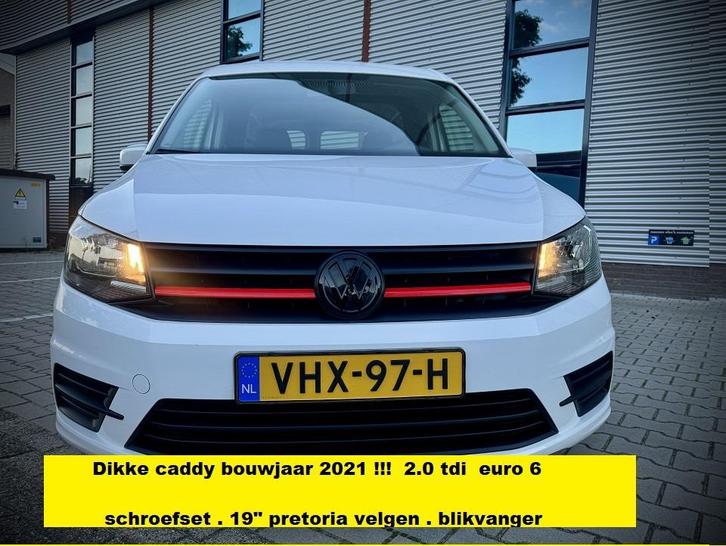dikke ! Volkswagen Caddy 2.0 tdi 2021 ! schroefset pretoria, Auto's, Bestelauto's, Bedrijf, Te koop, ABS, Airbags, Airconditioning