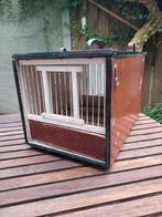 Vintage duiven kooitje
35 cm lang 24 cm breed 21 cm hoog, Ophalen, Zo goed als nieuw, Hout, Vogelkooi