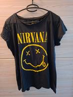 Nirvana T-shirt Maat L, Kleding | Dames, Zwart, Maat 42/44 (L), Ophalen of Verzenden, Korte mouw
