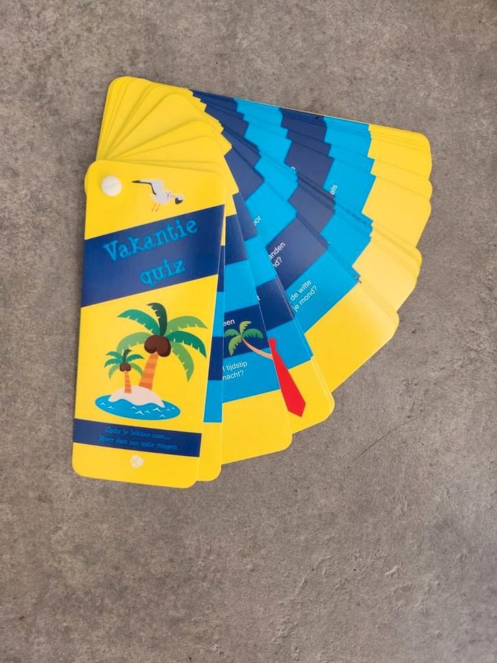 Waaierspelletje Vakantiequiz - ZGAN, Kinderen en Baby's, Speelgoed | Educatief en Creatief, Zo goed als nieuw, Ophalen of Verzenden