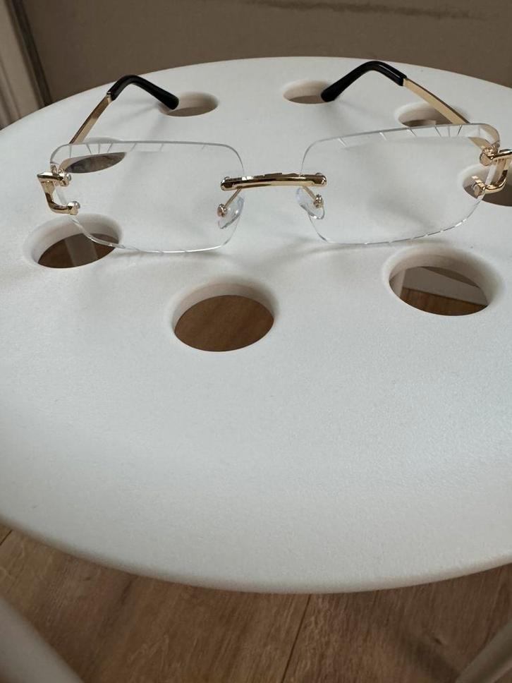 Cartier look bril, Sieraden, Tassen en Uiterlijk, Zonnebrillen en Brillen | Heren, Nieuw, Bril, Overige merken, Ophalen of Verzenden