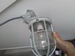 Industrieele kooi lamp, Tuin en Terras, Buitenverlichting, Ophalen, Zo goed als nieuw, Netvoeding, Minder dan 50 watt