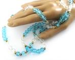 Lange ketting van Monet, Verzenden, Zo goed als nieuw, Blauw
