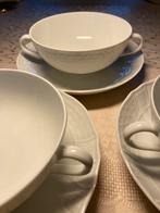 tk witte Hutschenreuther Dresden soepkoppen met schotels, Ophalen