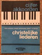 Christelijke liederen in cijferakkoorden (1) – Joh. de Heer, Ophalen of Verzenden, Zo goed als nieuw, Thema, Religie en Gospel