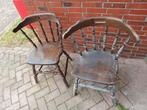Vintage Stoelen. Goede kwaliteit op de foto nog erg stoffig., Huis en Inrichting, Stoelen, Vintage klasiek, Gebruikt, Bruin, Ophalen of Verzenden