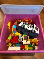 Grote doos Duplo: Trein, Safari, dieren, Hello Kitty, Ophalen of Verzenden, Gebruikt, Losse stenen, Duplo