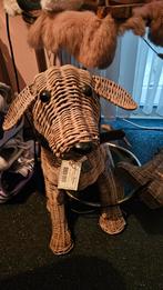Riviera Maison Rotan Hond Decoratie, Huis en Inrichting, Woonaccessoires | Overige, Ophalen of Verzenden, Zo goed als nieuw
