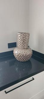 Mooie Taupe Vaas, Ophalen, Zo goed als nieuw, Overige kleuren, Minder dan 50 cm