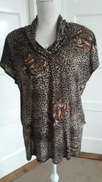 Prachtig shirt van Jean Claire      maat 42/44, Kleding | Dames, Verzenden, Zo goed als nieuw, Maat 42/44 (L), Bruin