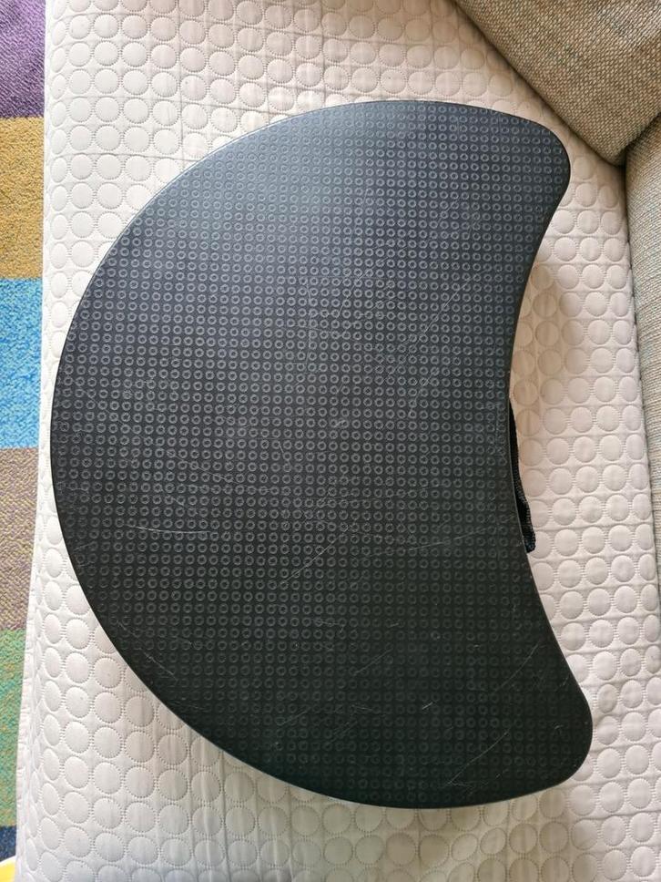 Laptoptafel, laptopkussen, schoottafel zwart/grijs, Computers en Software, Laptoptafels, Gebruikt, Ophalen of Verzenden