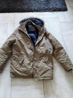 Winterjas maat XXL.met capuchon en bontkraag Angelo litrico, Bruin, Maat 56/58 (XL), Zo goed als nieuw, C&A