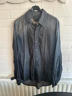 Stoer apart heren spijker shirt overhemd, Ophalen of Verzenden, Zo goed als nieuw, Blauw, Halswijdte 43/44 (XL)